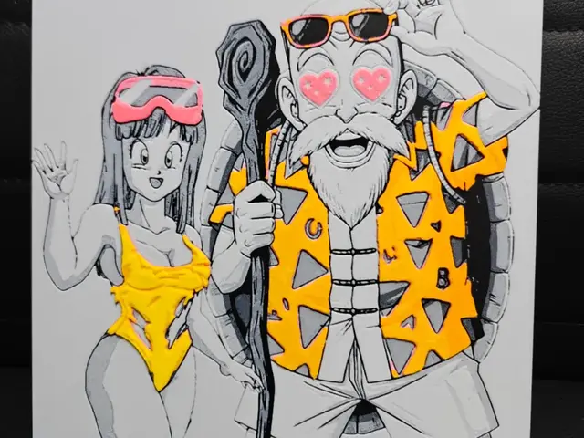 HueForge model: Master Roshi & Maron  NO AMS REQUIRED by TheHueforgeLady