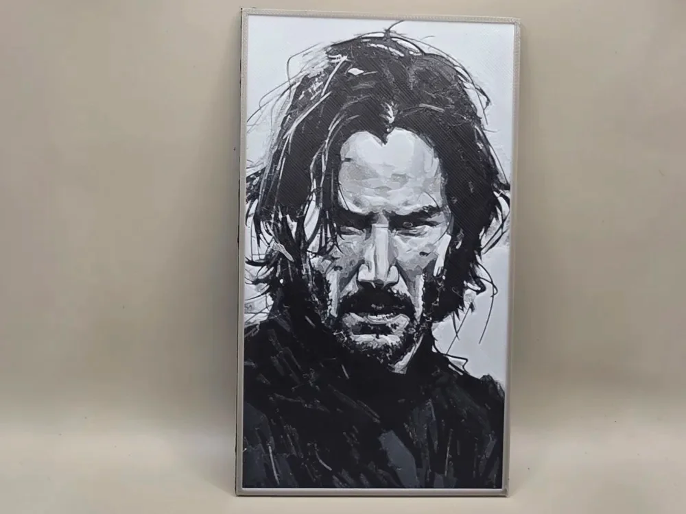 John Wick - HueForge by keko HueForge model: John Wick - HueForge by keko