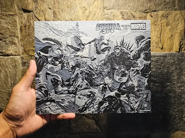 Godzilla vs Marvel Hueforge