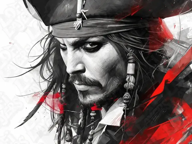 HueForge model: Jack Sparrow Hueforge by LoFi Layers