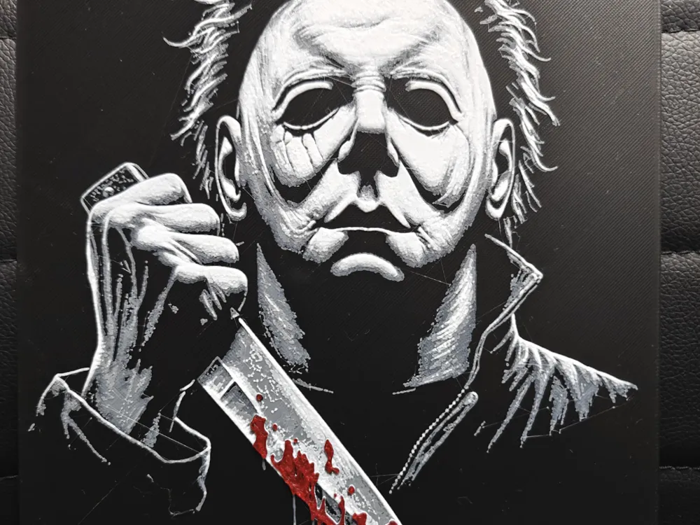 Michael Myers by TheHueforgeLady HueForge model: Michael Myers by TheHueforgeLady