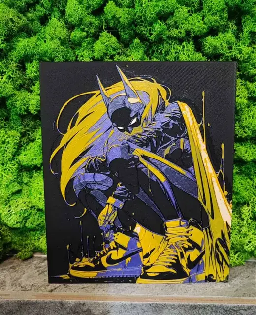 HueForge model: BatGirl Nike by Garuda3D