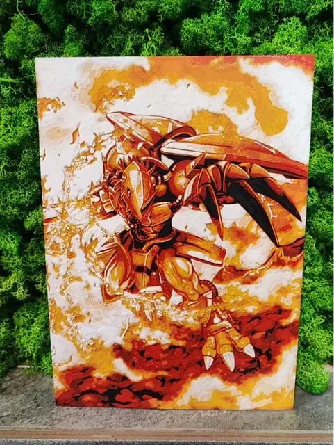 HueForge model: Wargreymon in Flames by Garuda3D