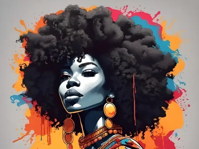 HueForge model: Urban African Queen Hueforge by 3D Gallery Realm