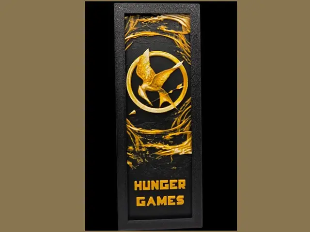 HueForge model: Hunger Games 50mm x 150mm Bookmark by MythicHue's
