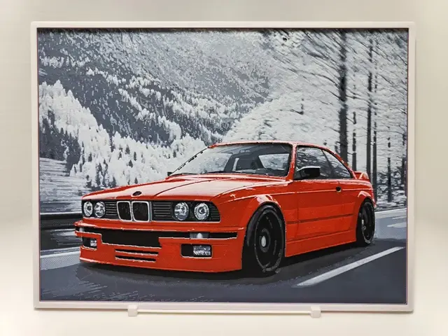 HueForge model: BMW E30 - Hueforge by BeaN