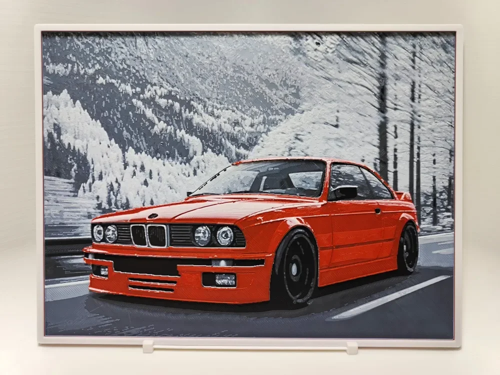 BMW E30 - Hueforge by BeaN HueForge model: BMW E30 - Hueforge by BeaN