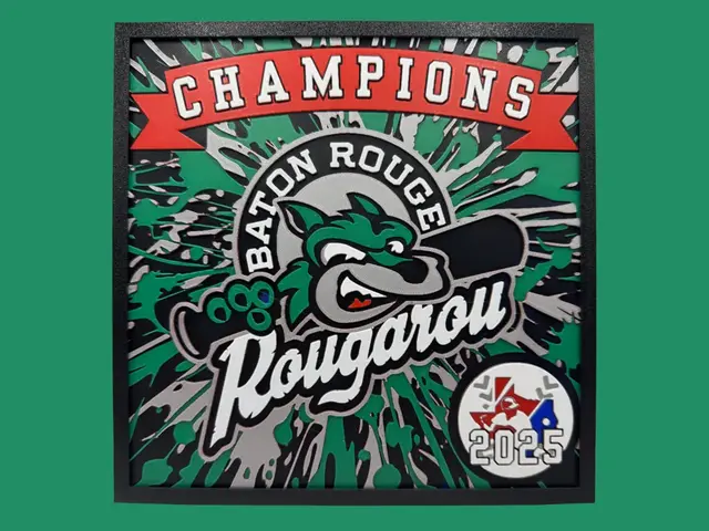 HueForge model: Baton Rouge - 2025 Champions -  TCL by Canadian Gamer