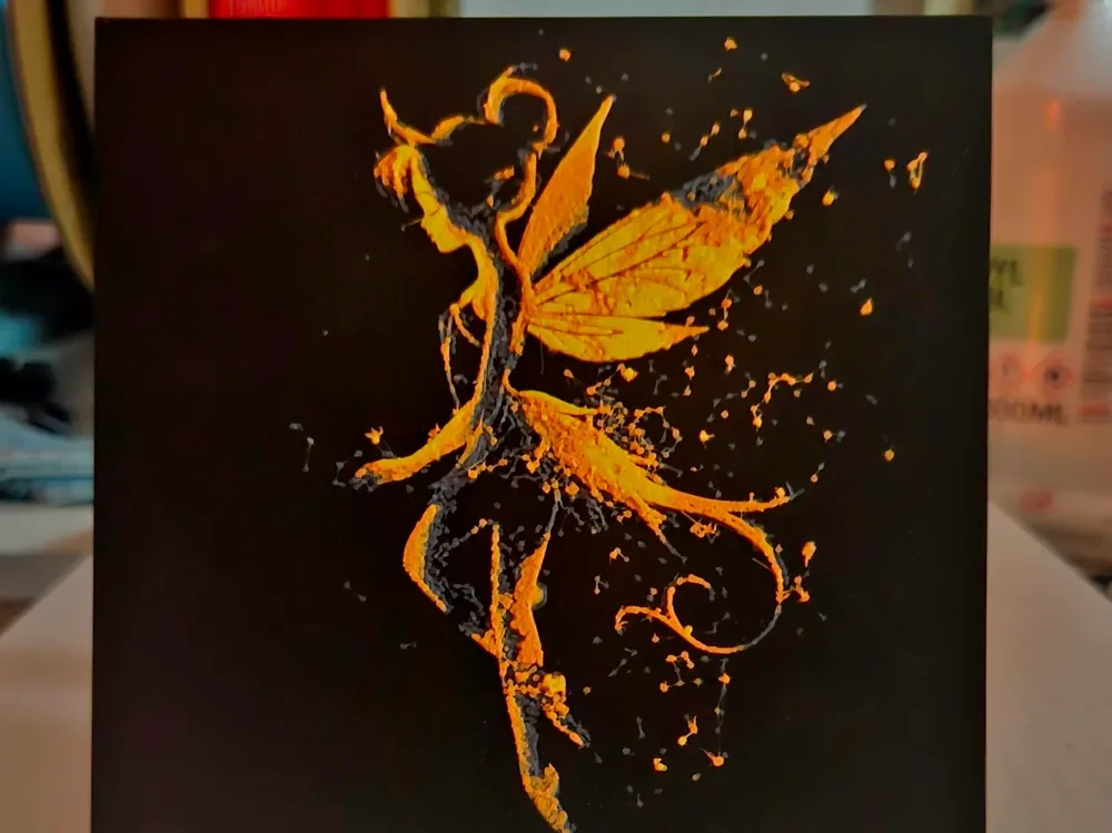 Tinkerbell Fall colors by Mano's 3d_Art HueForge model: Tinkerbell Fall colors by Mano's 3d_Art