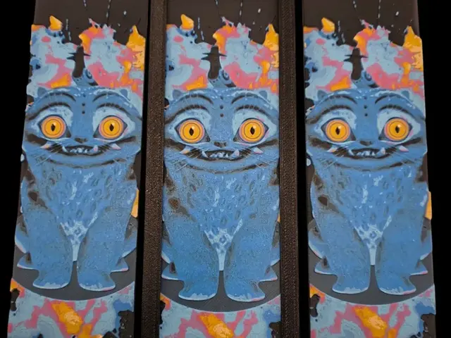 HueForge model: Derpy and Sussie Kpop Bookmark 50x150 by MythicHue's