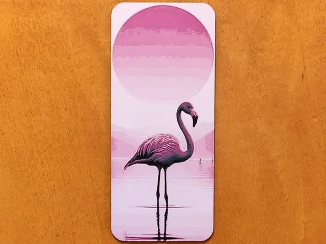 HueForge model: Flamingo Bookmark Hueforge by Sarge