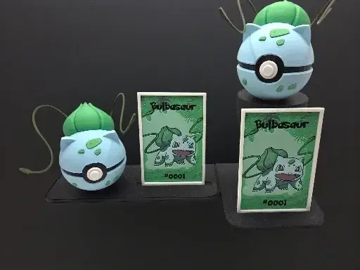 HueForge model: Bulbasaur Display Card by MythicHue's