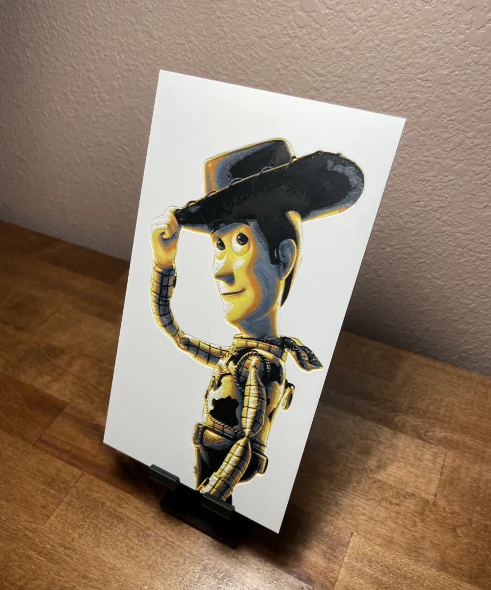 Hueforge - Toy Story - Woody by Cloudy Nostalgia HueForge model: Hueforge - Toy Story - Woody by Cloudy Nostalgia