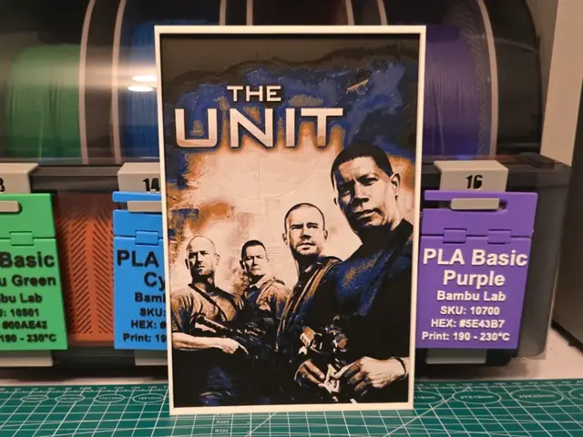 HueForge model: The Unit Series Poster - Hueforge Art by Lumpy3D