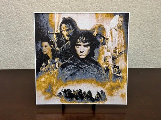 HueForge model: Lord of the Rings: Fellowship of the Ring Hueforge by Artful Creator