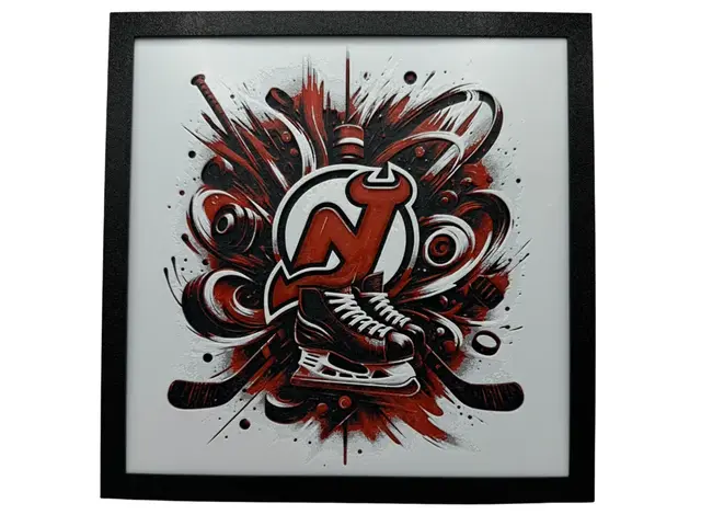 HueForge model: New Jersey Devils - NHL Hueforge by Canadian Gamer