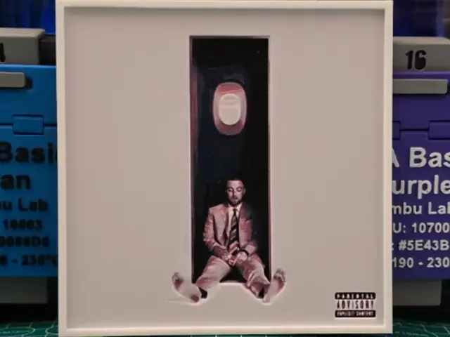 HueForge model: Mac Miller "Swimming" Album - Hueforge Art by Lumpy3D