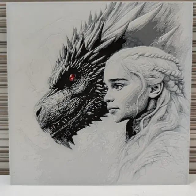 HueForge model: Hueforge Daenerys Targaryen by Litolunar