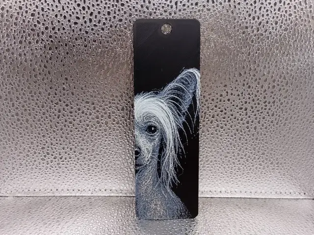 HueForge model: Chinese Crested Bookmark – Hueforge by Borishotch Industries