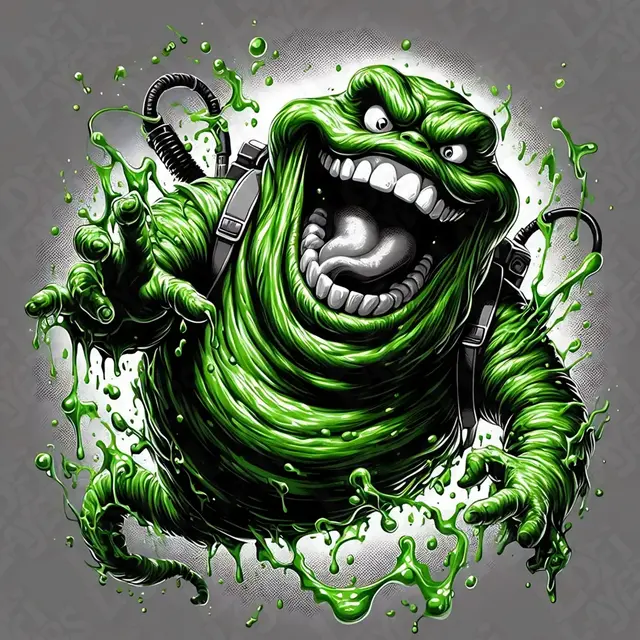 HueForge model: Slimer Hueforge by LoFi Layers