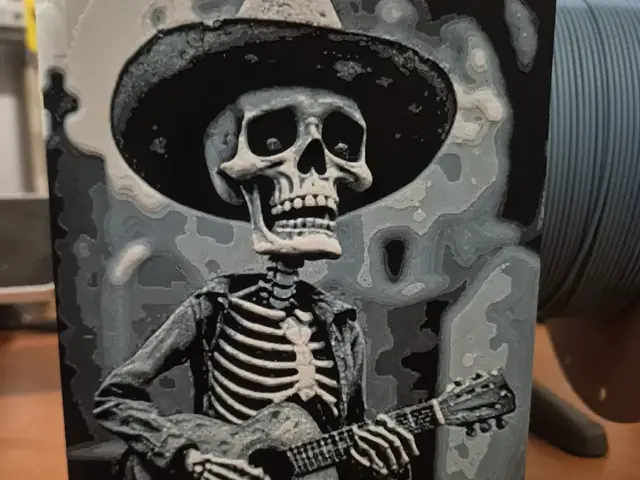 HueForge model: skelly guitar hueforge 3 by Buntsta