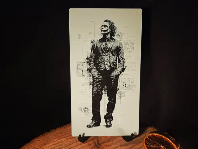 HueForge model: The Joker - hueforge 110x200mm by EternalDesigns3D