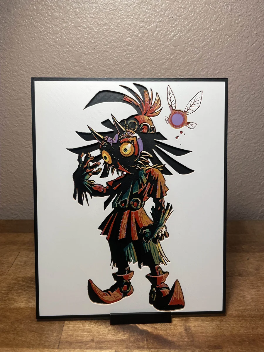 Majora's Mask by Cloudy Nostalgia HueForge model: Majora's Mask by Cloudy Nostalgia