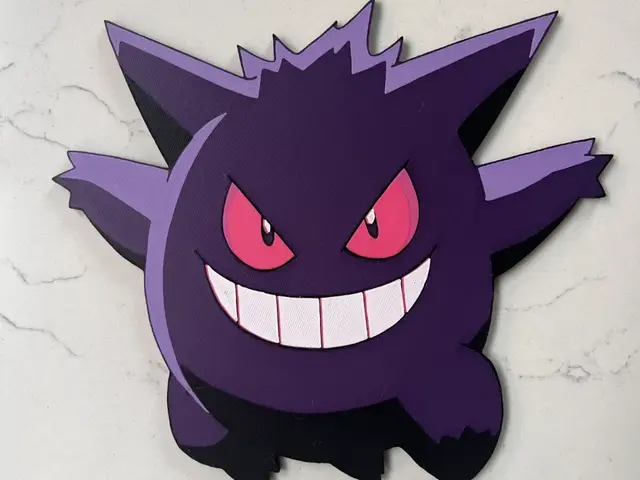 HueForge model: Gengar 3D Printed Pokemon by Freshly Printed 3D