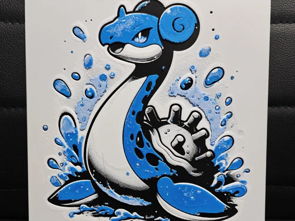 Lapras by TheHueforgeLady HueForge model: Lapras by TheHueforgeLady