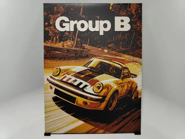 HueForge model: Group B Poster #3 - Hueforge by BeaN