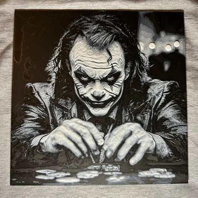 Joker Black and White Hueforge