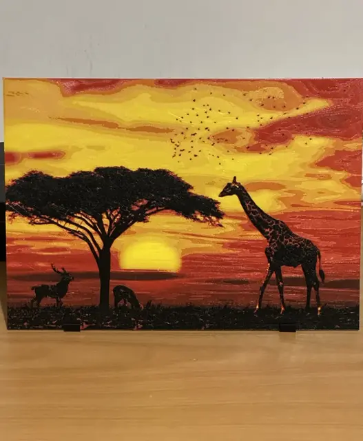 HueForge model: Savannah Sunset HueForge 220x156 by enricoRE