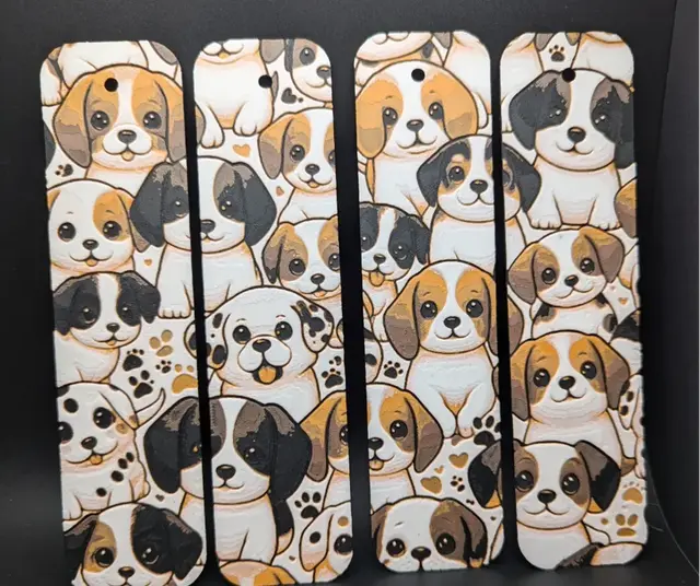 HueForge model: Puppy Bookmarks by the_bearded_jedi