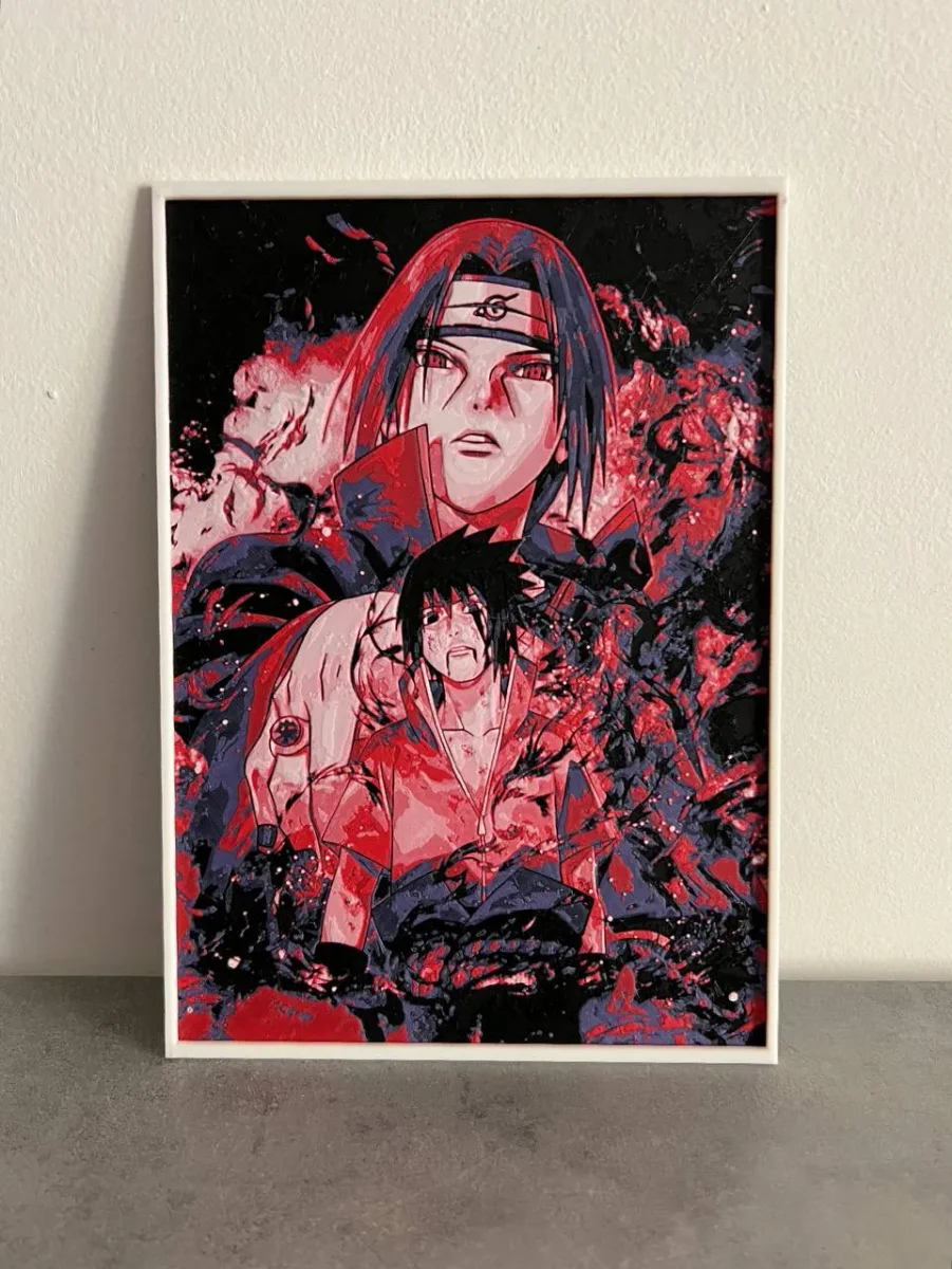 Itachi and Sasuke Illusion final hueforge by Giamma933 HueForge model: Itachi and Sasuke Illusion final hueforge by Giamma933