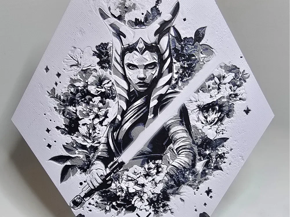 Ahsoka Hueforge by Aprilk6366 HueForge model: Ahsoka Hueforge by Aprilk6366