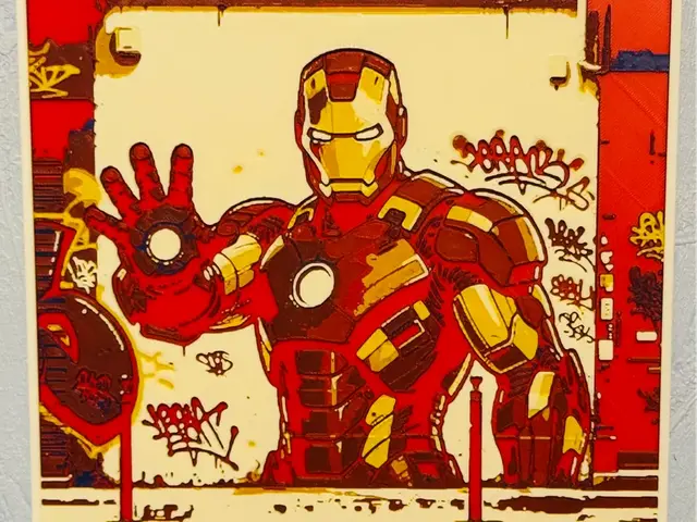 HueForge model: Fanart Street Art IronMan by World of Glt 3d