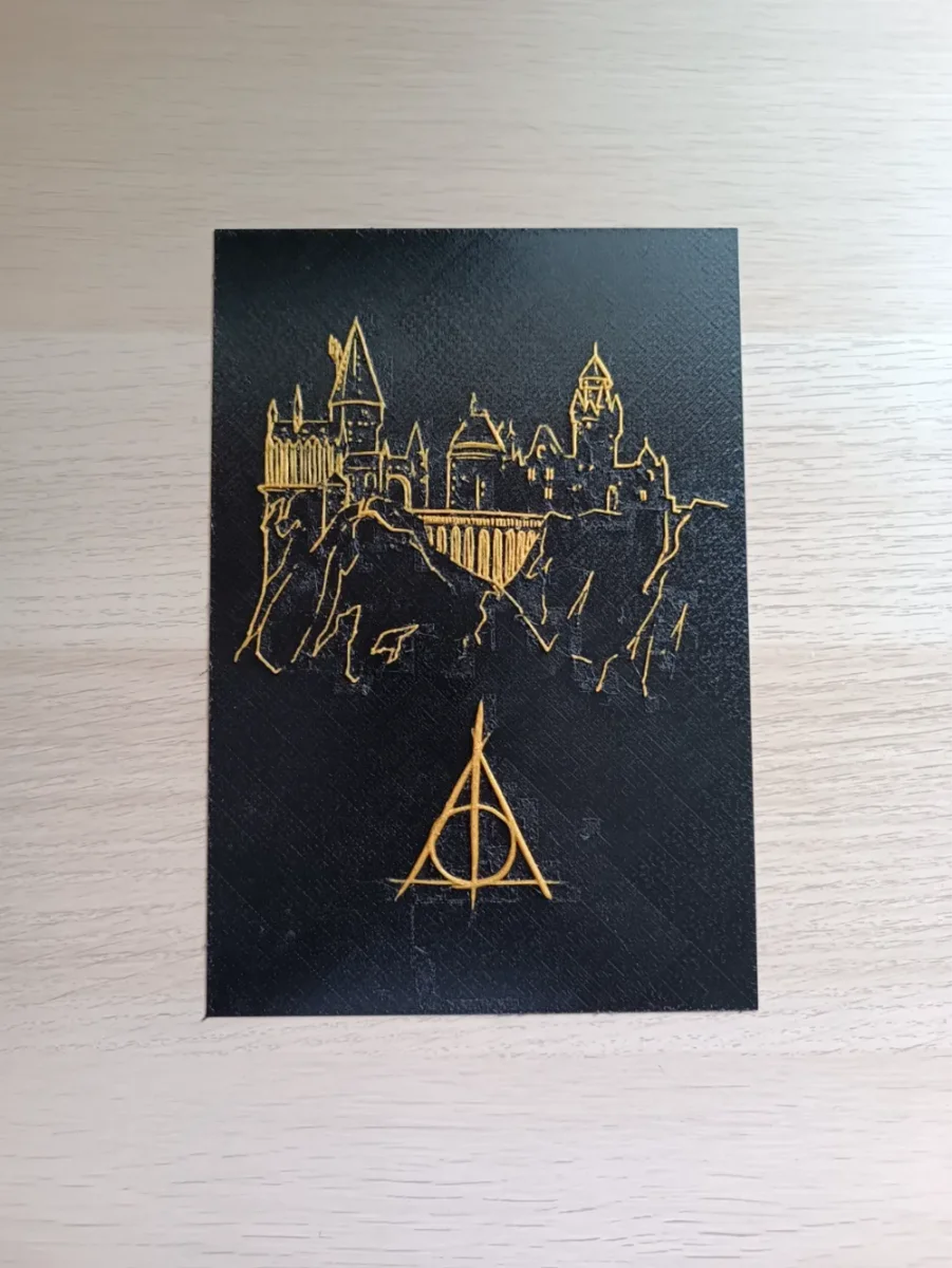 Hogwarts Huerforge Minimalism by Atrus Design HueForge model: Hogwarts Huerforge Minimalism by Atrus Design