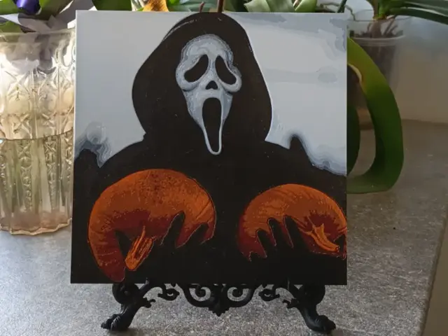 HueForge model: Ghostface Pumpkin Halloween Hueforge by 3DNesy