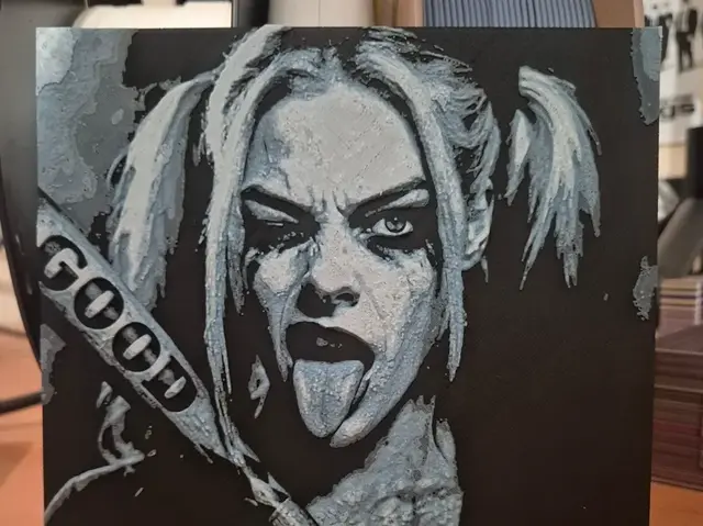 HueForge model: Harley Quinn Tongue hueforge by Buntsta