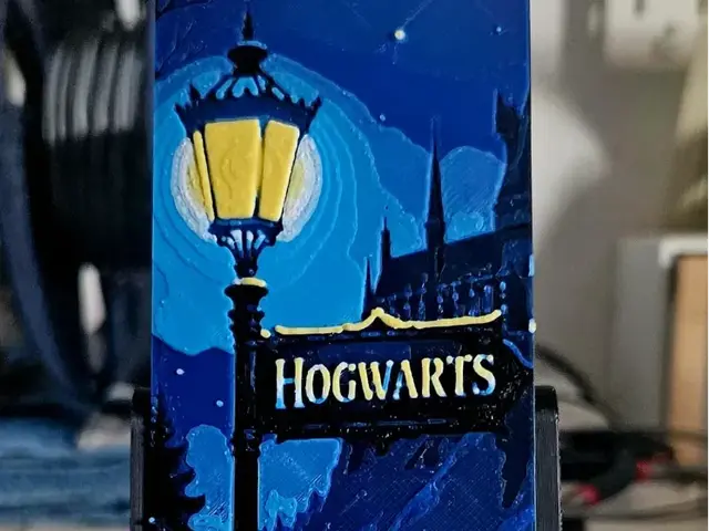 HueForge model: Hogwarts sign Bookmark by Mano's 3d_Art