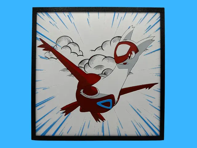 HueForge model: Latias by Canadian Gamer