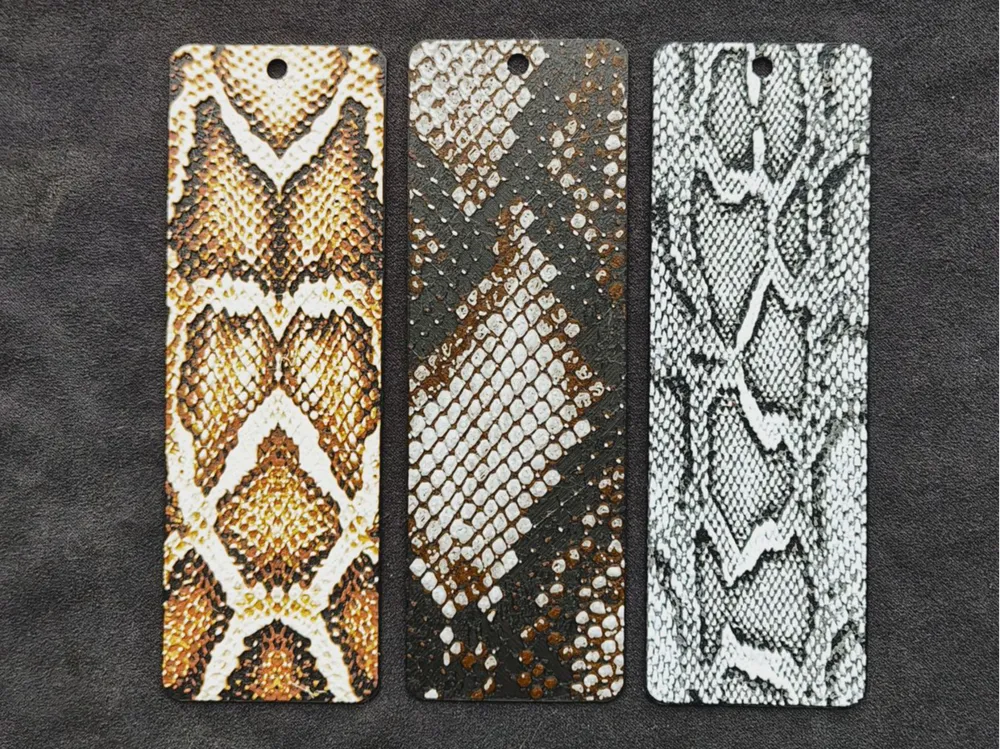 Snake skin Bookmars set HueForge by fD.667 HueForge model: Snake skin Bookmars set HueForge by fD.667
