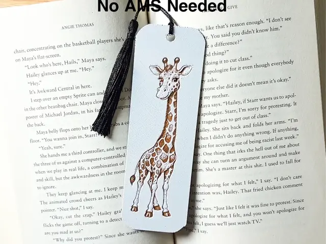 HueForge model: Giraffe Bookmark, Hueforge by Dame Jo