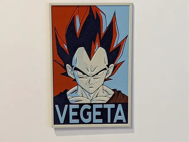Vegeta Pop Art Hueforge