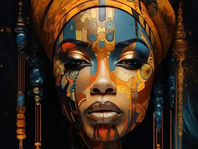 HueForge model: African Queen Hueforge Art (Thickum) by 3D Gallery Realm