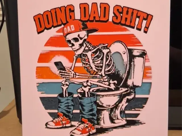 HueForge model: Doing dad - Funny fathers day - Hueforge by 3dGlow