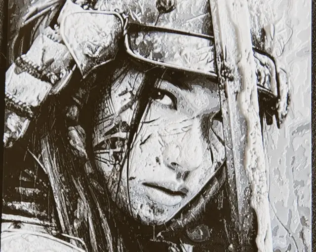 HueForge model: Girl (-.-) III. [samurai] HueForge by fD.667