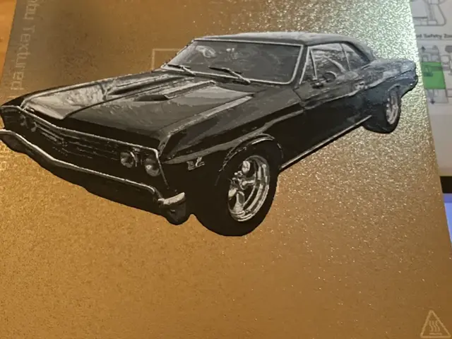 HueForge model: Hueforged Chevelle by 3D_Forged