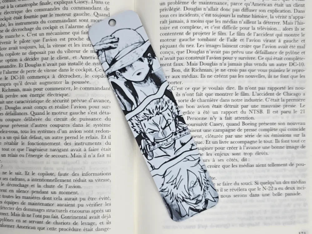Bookmark One Piece by Kactus Fpv HueForge model: Bookmark One Piece by Kactus Fpv
