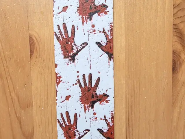 HueForge model: Bloody Hand Bookmark by Morganja